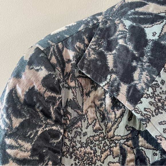 lafayette 148 ny metallic brocade blazer jacket - Picture 5 of 14